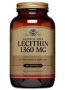 Solgar Lecithin 1360Mg 100 Capsules