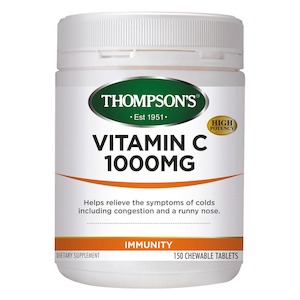 Pharmacy: Thompson'Svitamin C 1000Mg Twin Pack 150 Chews