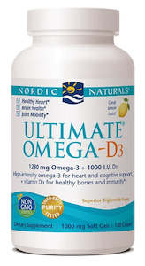 Nordic Nat Ultimate Omega D3 120 S/Gels