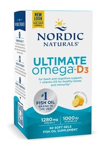 Nordic Naturals Ultimate Omega D3 60 Capsules