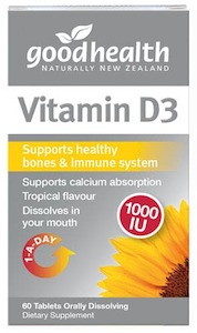 Good Health Vitamin D3 1000Iu 60 Tabs