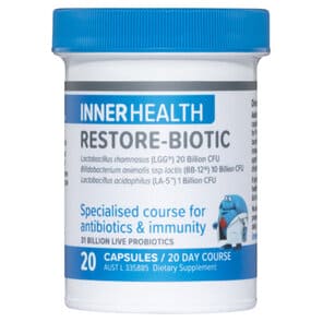 Pharmacy: Inner Health Restore-Biotic 20 Capsules