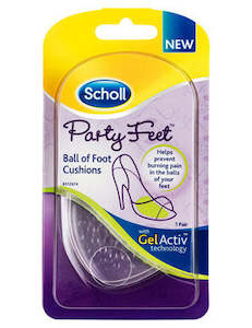 Pharmacy: Scholl Party Feet Gel Cushions Ball Of F