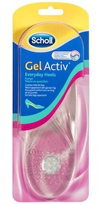 Scholl Gel Activ Insoles For Women Everyday Heels Shoe Cushioning & Comfort