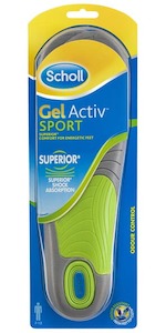 Scholl Gel Activ Insole Sport Men For Comfort And Cushioning