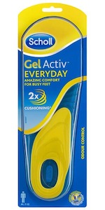 Scholl Gel Activ Insole Everyday Men Shoe Cushioning & Comfort