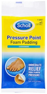 Scholl Pressure Point Foam Padding Pain Relief