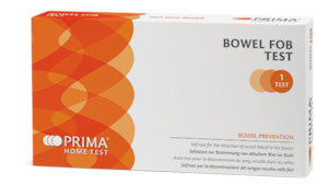 Prima Bowel Fob (Faecal Occult Blood) Test (1 Test)