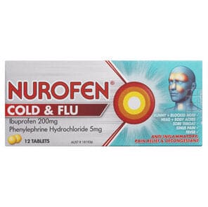 Nurofen Cold & Flu 12 Tablets