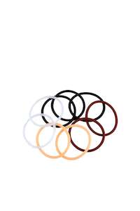 Mita HE4444CD Active Non Slip Silicone Elastics (Pack of 9)