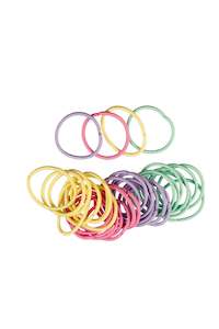 Chemist shop - pharmacy: MITA HE4425CD Snag Free Elastics Assorted Colours (Pack of 36)