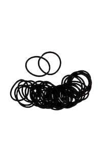 Chemist shop - pharmacy: MITA Snag free Elastics Black (Pack of 36)