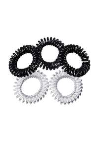 MITA HO4256CD Kink Resistant Spirals Black & Clear (Pack of 5)