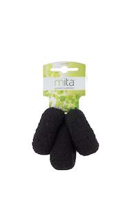 MITA HT4029BK Terry Towel Black Tie Extra Large (Pack of 3)