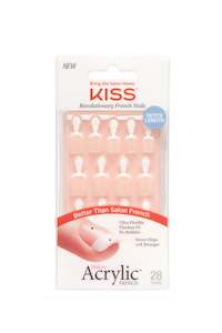 KISS Salon Acrylic French Nails Crush Hour Petite Length