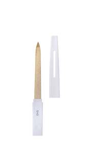 QVS 10-1833 Sapphire Nail File Gold Large