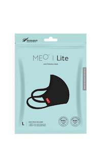 MEO Adults Face Mask Black Large