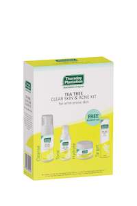 Chemist shop - pharmacy: THURSDAY PLANTATION Tea Tree Clear Skin & Acne Kit