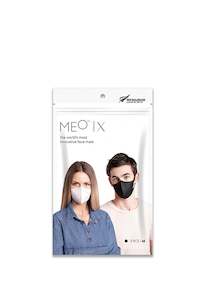 MEO X Adults Face Mask Disposable mask (Pack of 3) Black Medium