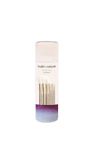 NUDE BY NATURE Vivid Sky Essential Brush Collection 6 Piece