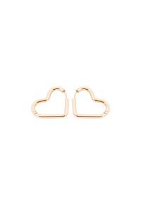 Chemist shop - pharmacy: GLAM Gold Heart Click Hoop