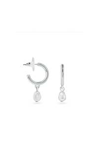 Chemist shop - pharmacy: EarSense Silver 16mm Hoop with Pearl Drop