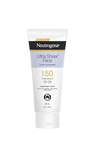 NEUTROGENA Ultra Sheer facial Lotion SPF50 88ml