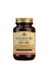 SOLGAR Vitamin B2 100mg 100 Capsules