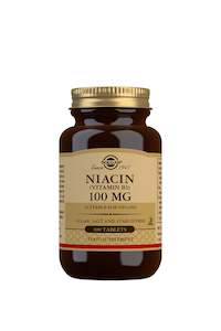 SOLGAR Niacin Vitamin B3 100mg 100 Tablets