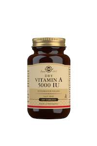 SOLGAR Vitamin A 5000iu Dry Tablets 100