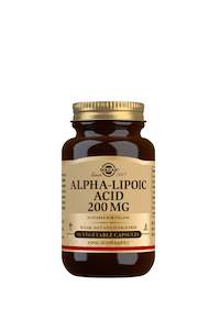 Chemist shop - pharmacy: SOLGAR Alpha Lipoic Acid 200mg 50 Capsules