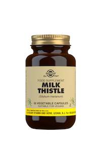 Chemist shop - pharmacy: SOLGAR Milk Thistle 100mg 50 Capsules