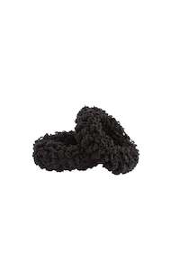 MAE 40-2216BK Elastics Terry Toweling Ponytailers X Large Black 2s