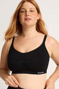 BOODY Full Bust Wireless Bra Black Large