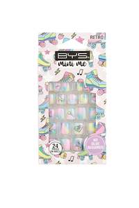 Chemist shop - pharmacy: BYS Mini Me Retro Press On Nails 24