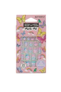 Chemist shop - pharmacy: BYS Mini Me Butterfly Press on Nail Pack