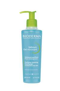 Chemist shop - pharmacy: BIODERMA Sebium Purifying Cleansing Foaming Gel 200ml