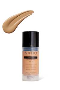 NATIO Flawless Foundation SPF 15 Medium Honey