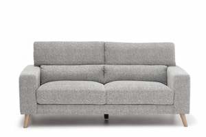 Santro 3-Seater Sofa - Light Grey