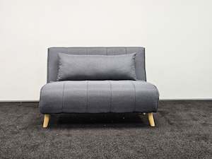 Lotus Fold Out Sofa Bed - Steel Grey