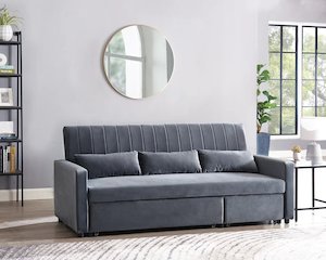 Preston Sofa Bed - Light Grey