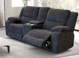 Malmo 2-Seater Fabric Recliner Sofa