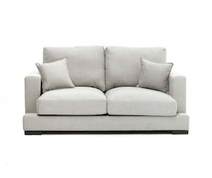 Furniture: Albany 2-Seater Sofa - Light Grey