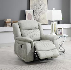 Gavin Single-Seater Electric Recliner Chair - Beige