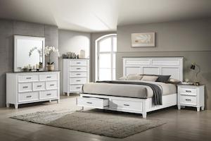 Furniture: Madison King Bedroom Set - 4 Piece