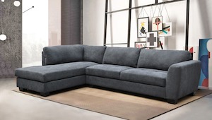 Cantabil 3-Seater With Chaise - Slate (Grey)