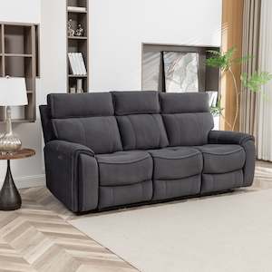 Sable 3-Seater Electric Recliner Sofa