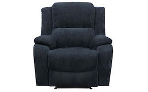 Naples Single Seater Recliner Chair - Navy