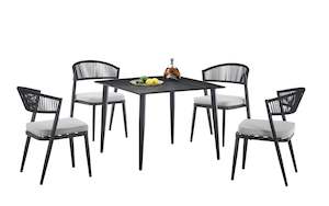 Carnation Outdoor 5 Piece Dining Suite