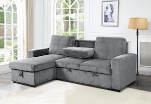 Morgan Sofa Bed With Storage -  Reversible Chaise